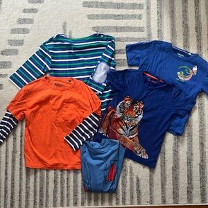 Mini Biden boys 5-7 shirt set 4-piece lot! Gently used